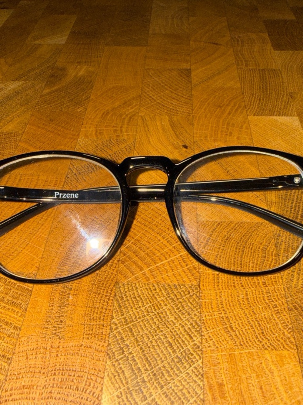 Black Retro Round Blue Light Blocking Glasses Medium